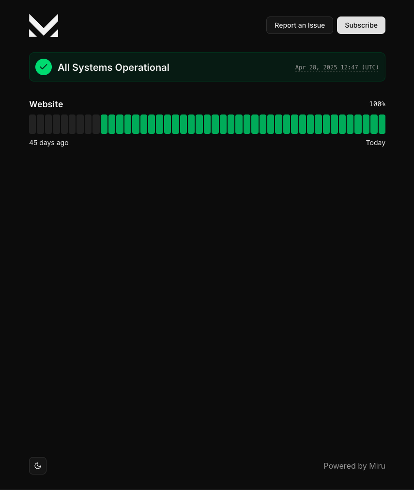 Status Page